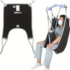 Divided Leg Patient Lift Sling with Lower Back Support